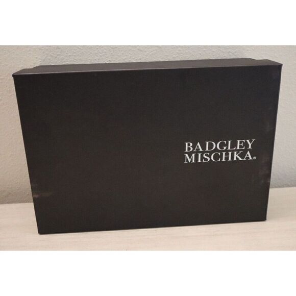 Badgley Mischka MP6306 Women's Sz 6 Platino Tanessa Ankle Strap Sandals $235 - Picture 14 of 14